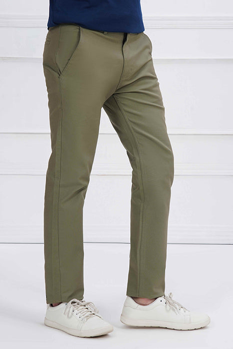 Olive Cotton Chino Pant